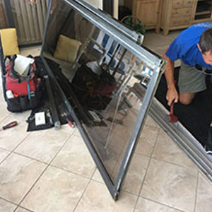 sliding glass door frame repair Lake Forest